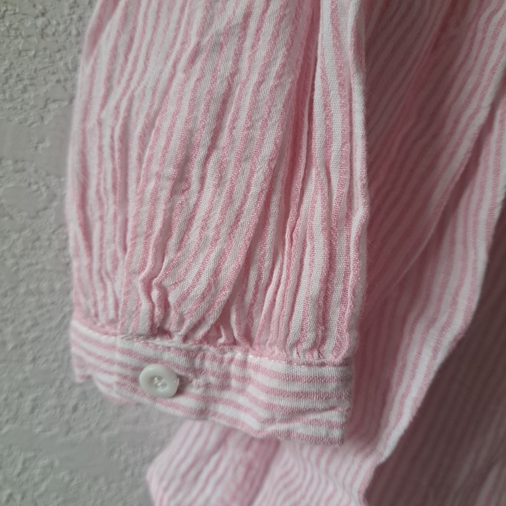 Suzanne Betro Pink Peasant tunic top - Picture 3 of 7